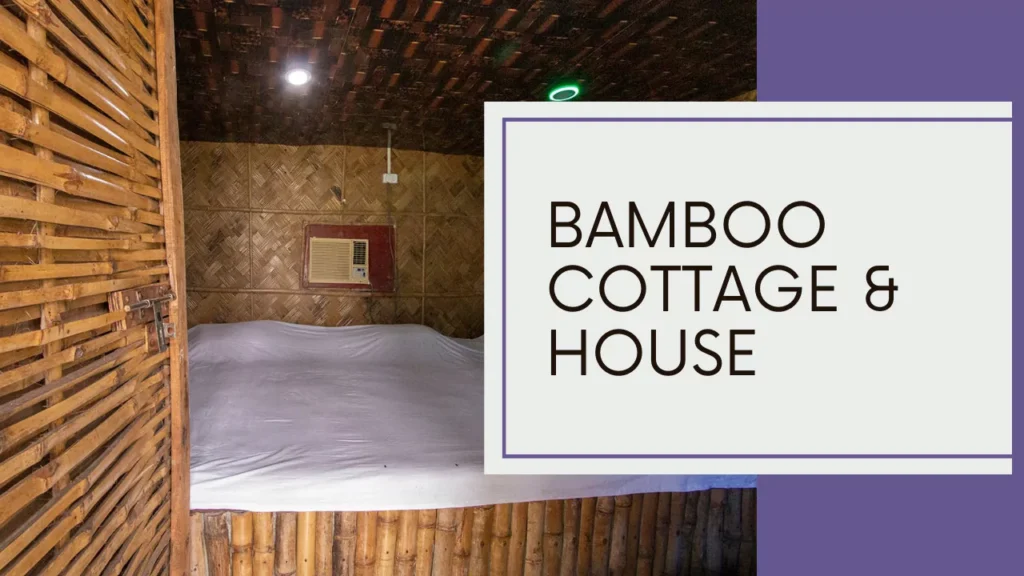 bamboo cottage and house